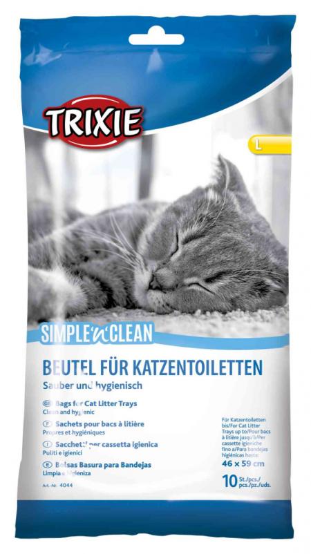Необходимое для чистоты на zoomaugli.ru Trixie Пакеты для кошачьего туалета, размер L