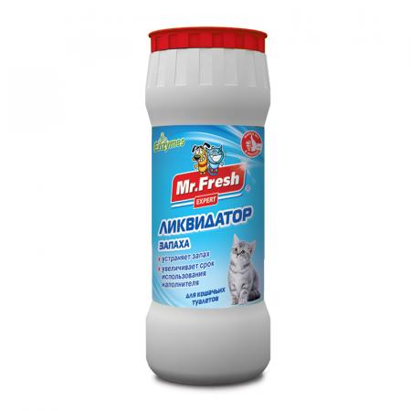 Необходимое для чистоты на zoomaugli.ru Mr.Fresh Expert Ликвидатор запахов для кошачьего туалета 500 г
