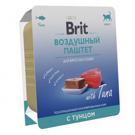 Влажный корм на zoomaugli.ru Brit Воздушный паштет с тунцом для кошек 100 г