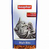 Beaphar Malt Bits Подушечки для выведения шерсти из желудка для кошек 35 г
